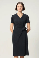 【アクティブクール】Vネックデイリーワンピース