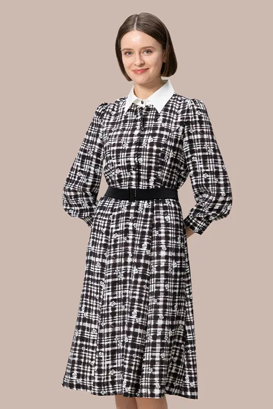 【プルエラジョーゼット】プリンセスワンピース