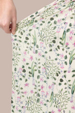 【ストレッチシフォン】衿付きカシュクールワンピースロング