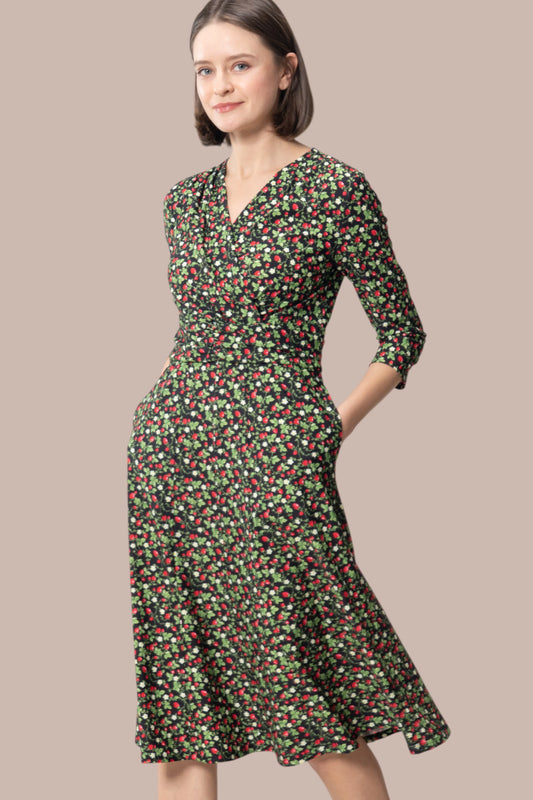 【ストレッチジャージー】ミモリンワンピース