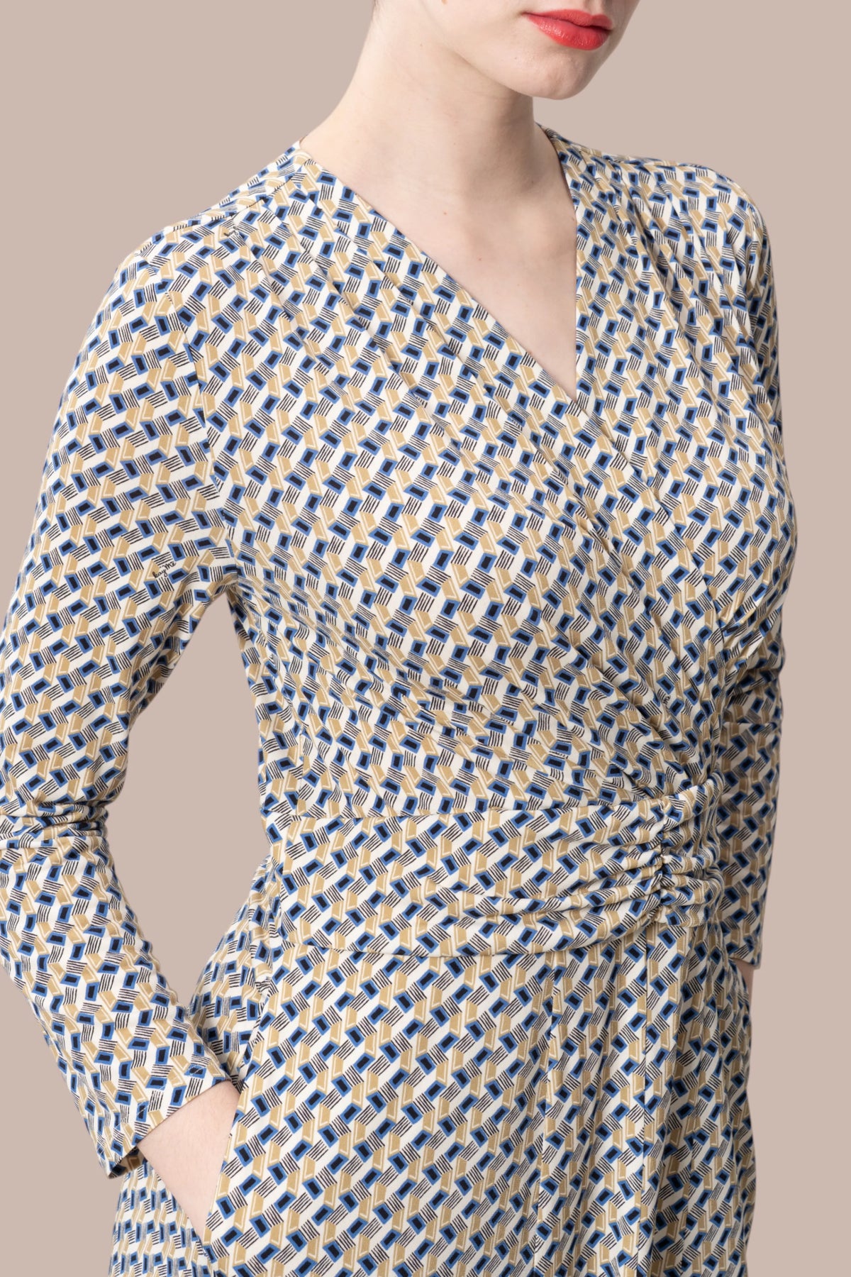 【ストレッチジャージー】ミモリンワンピース