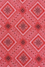 【大島紬意匠 ストレッチシフォン】ミドル丈セミマーメイドワンピース