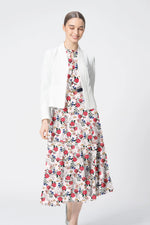 【ストレッチシフォン】ロングマーメイドワンピース