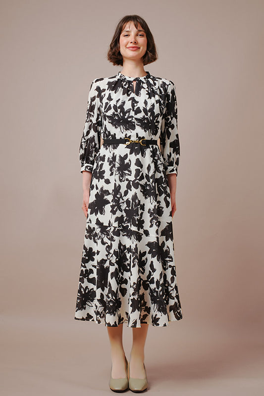 Stretch Chiffon: Long Mermaid Dress