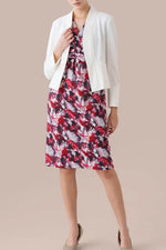 【ストレッチジャージー】Passion(情熱)　ツイストワンピース（ひざ丈）