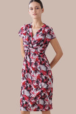 Stretch Jersey:Passion Twist Dress (Knee-Length)