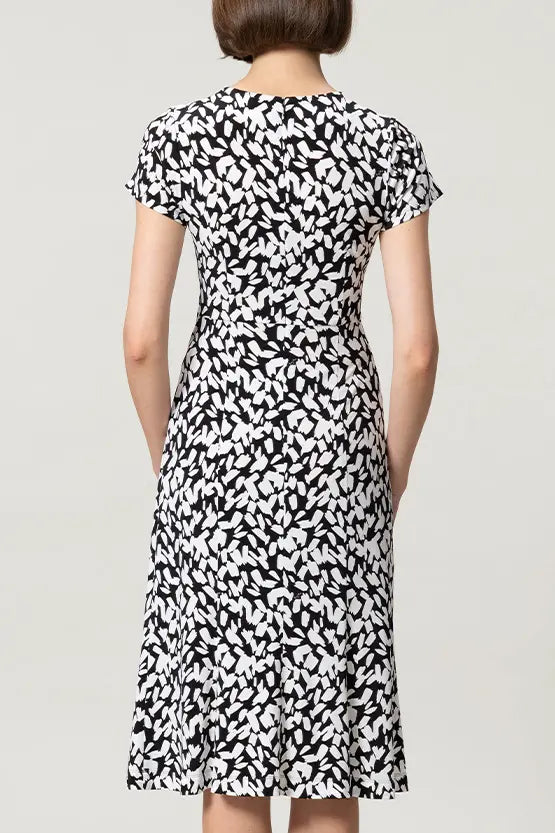 【ストレッチジャージー】ギャザーワンピース