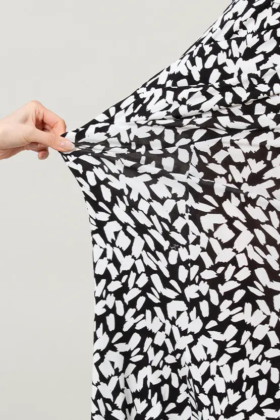 【ストレッチジャージー】ギャザーワンピース