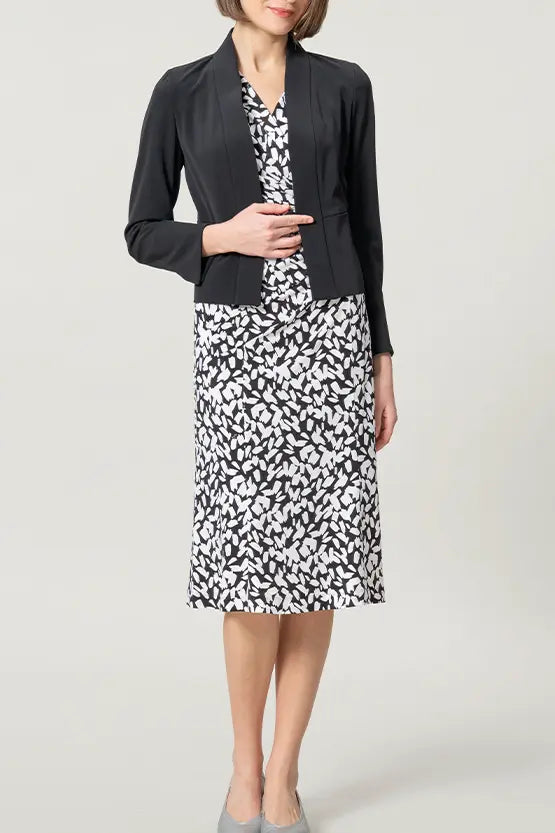 【ストレッチジャージー】ギャザーワンピース