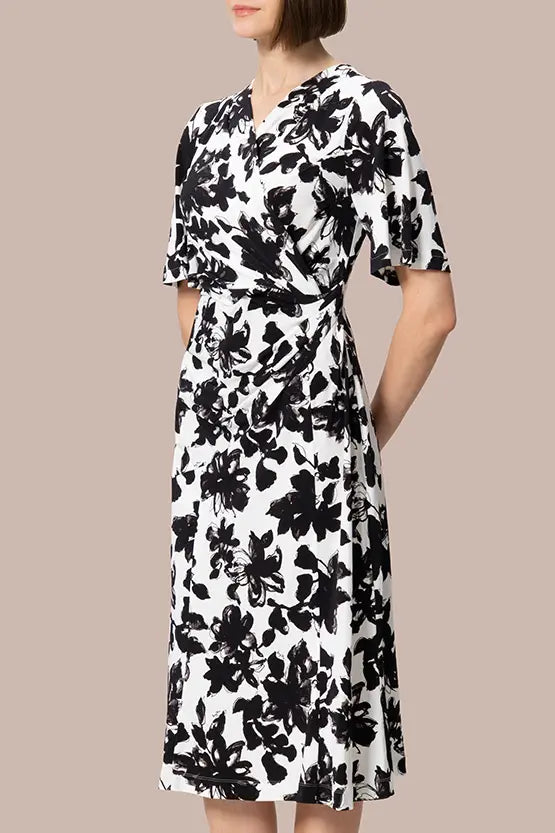 【ストレッチジャージー】ギャザーワンピース