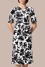 【ストレッチジャージー】ギャザーワンピース