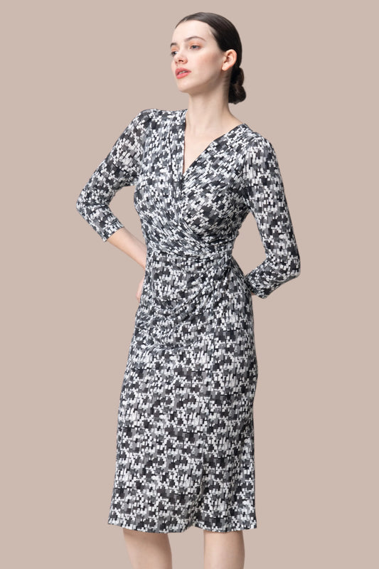 Stretch Jersey: Gathered Dress