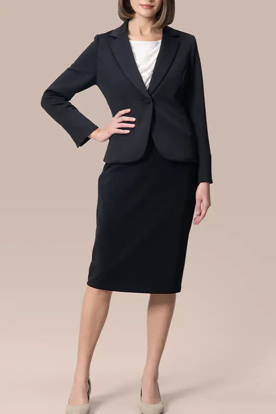 Cut Jacquard x Space Material: Decollete Tuck Dress