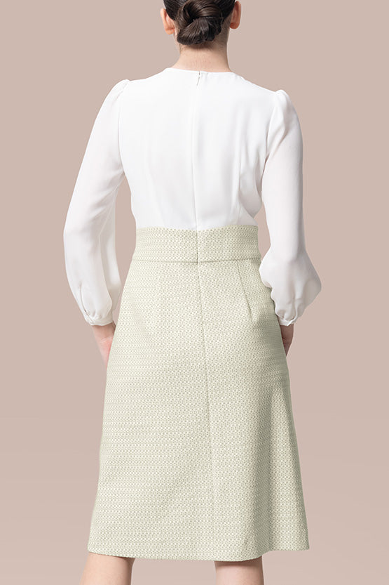 [Lame Jacquard] Ivory Ceremony Set