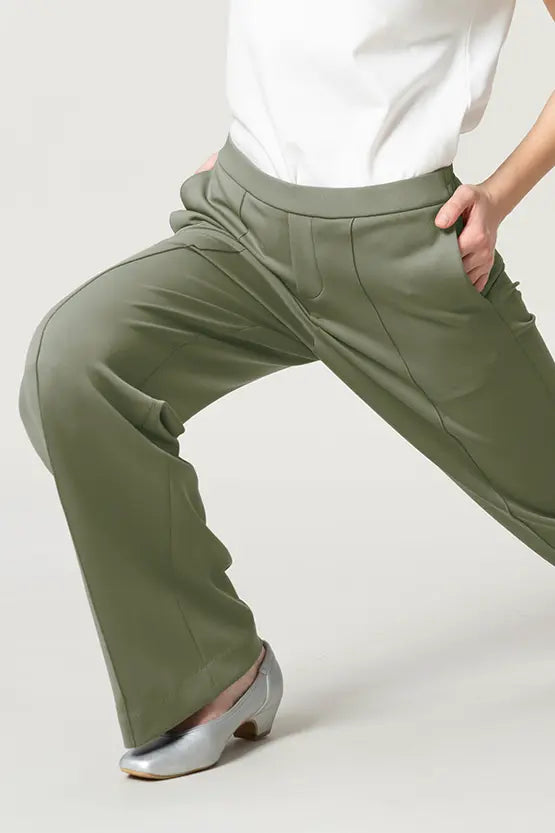 [Space Material] Straight Wide Pants