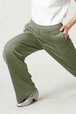 [Space Material] Straight Wide Pants