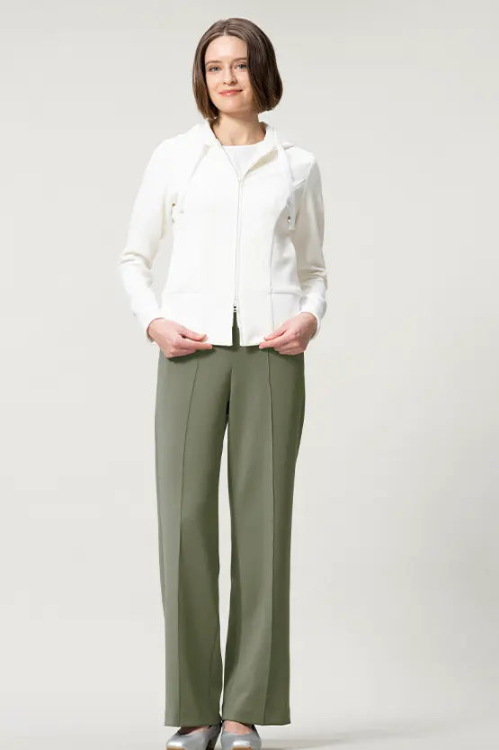 [Space Material] Straight Wide Pants