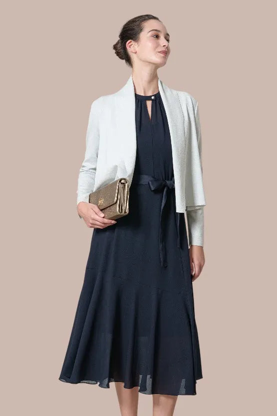 [Stretch Chiffon] Long Mermaid Dress for Work and Dinner Outfits