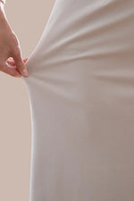 Double Jersey: Double Jersey Front Vent Skirt