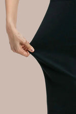 Double Jersey: Mid-Calf A-Line Skirt