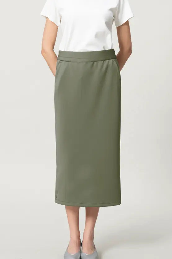 [Space Material] Straight Skirt