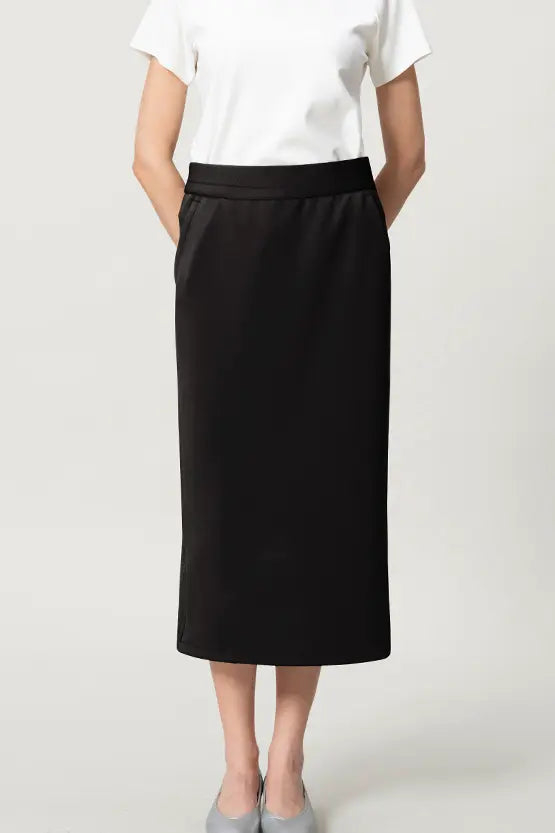 [Space Material] Straight Skirt