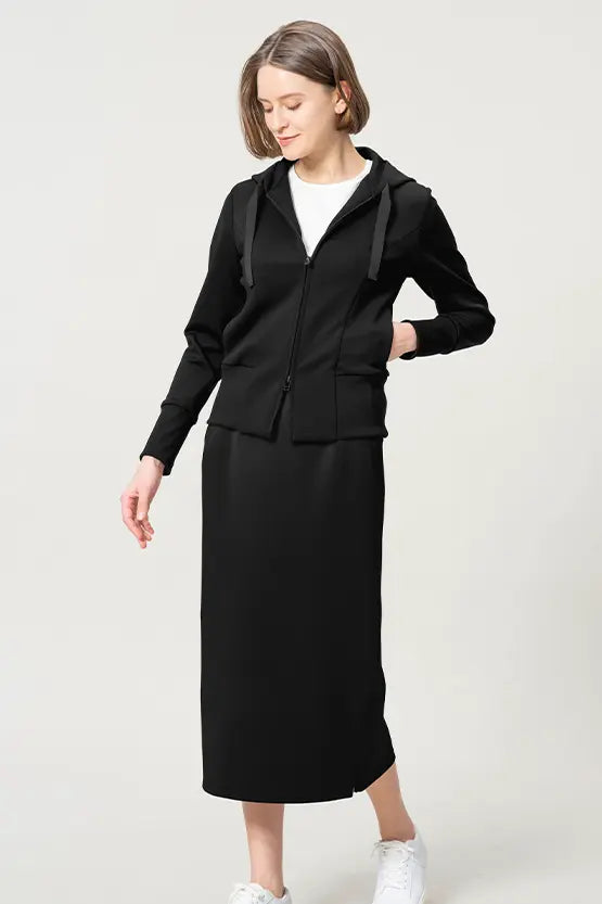 [Space Material] Straight Skirt