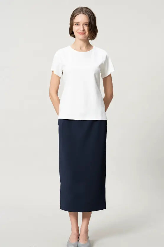 [Space Material] Straight Skirt