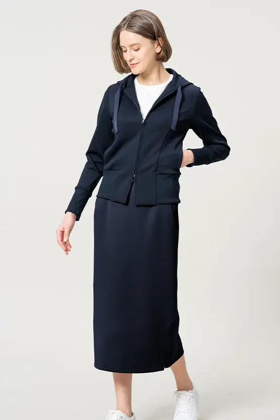 [Space Material] Straight Skirt