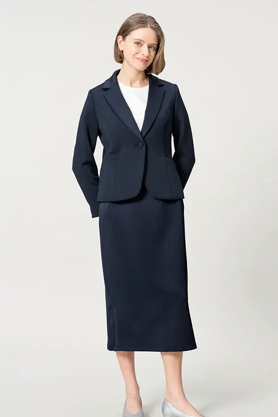 [Space Material] Straight Skirt