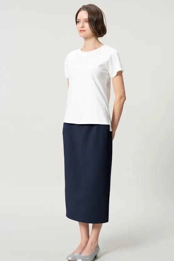 [Space Material] Straight Skirt