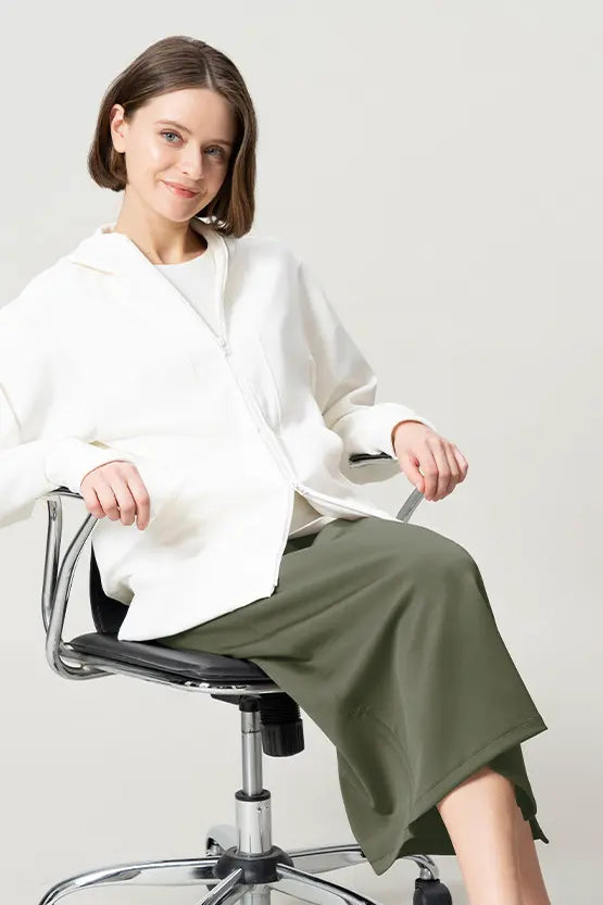 [Space Material] Straight Skirt