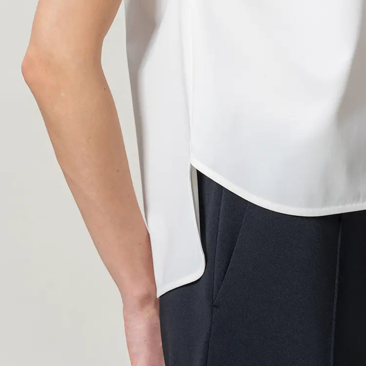 前後差デザインで脚長バランス