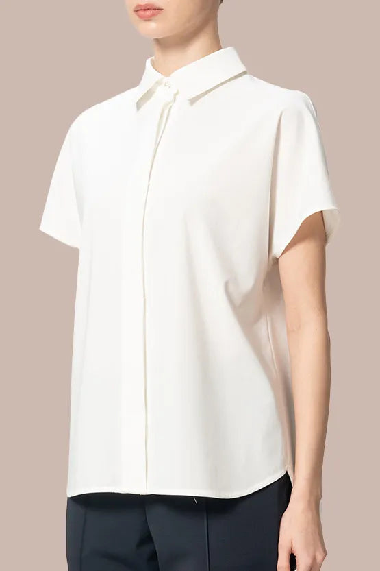 【クールテックジャージー】ドルマンシャツブラウス