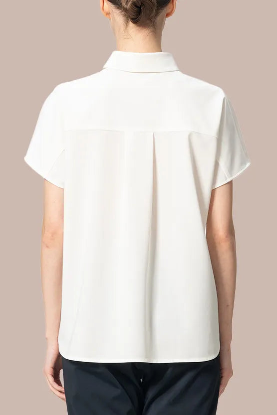 【クールテックジャージー】ドルマンシャツブラウス