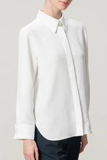 [Stretch Georgette] Front Fly Shirt