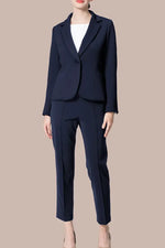 Stretch Chiffon: Round Neck Top