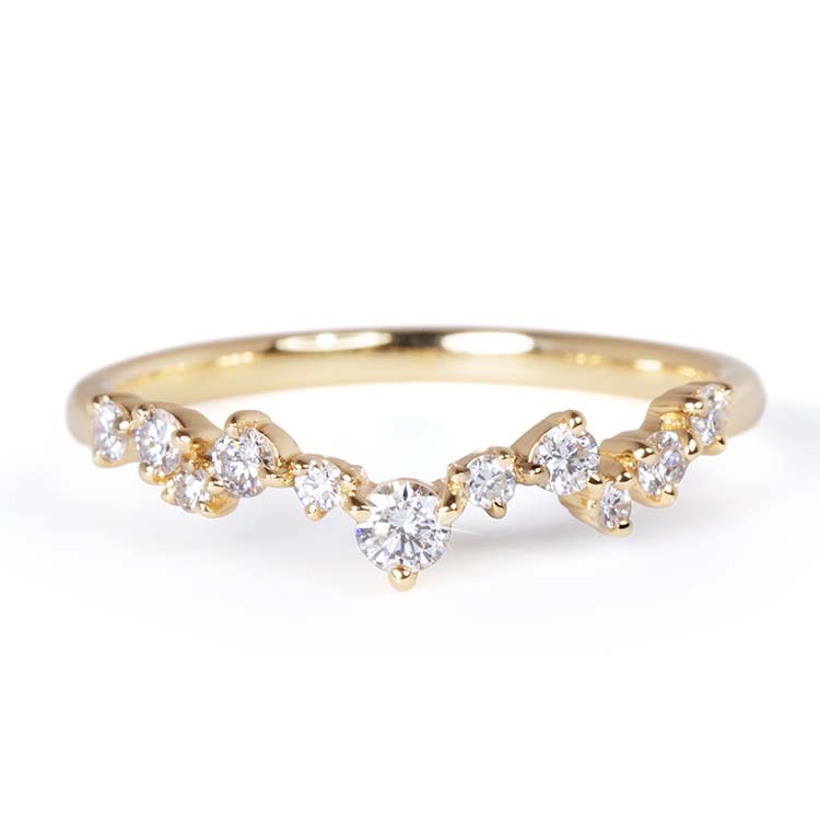 Laurel Ring　Gold