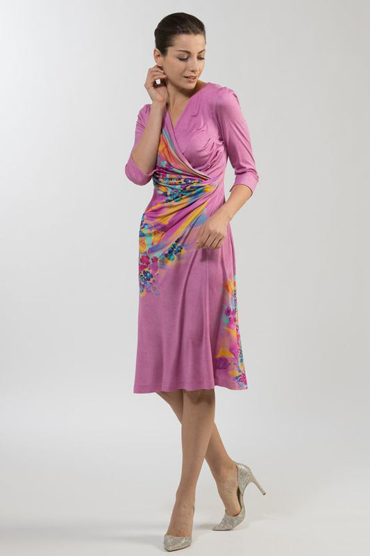 Japanese Pattern: Silk Waist-Gathered Dress