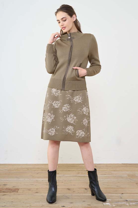 Zip-up Knit