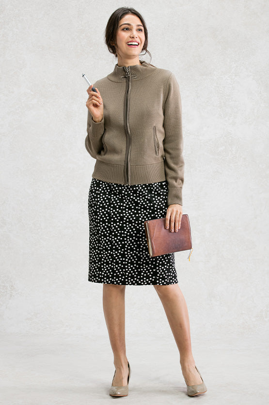 Zip-up Knit