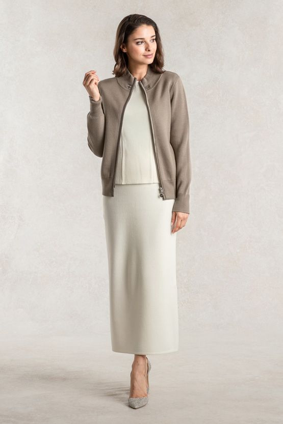Zip-up Knit