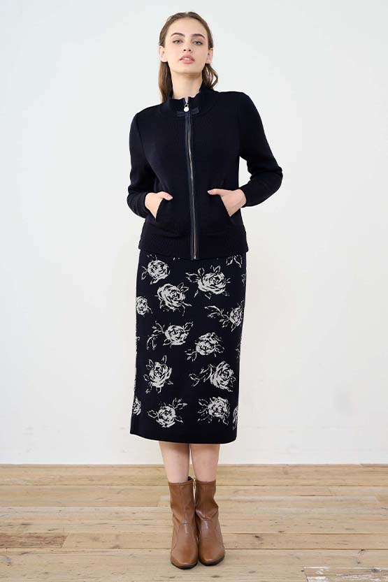 Zip-up Knit