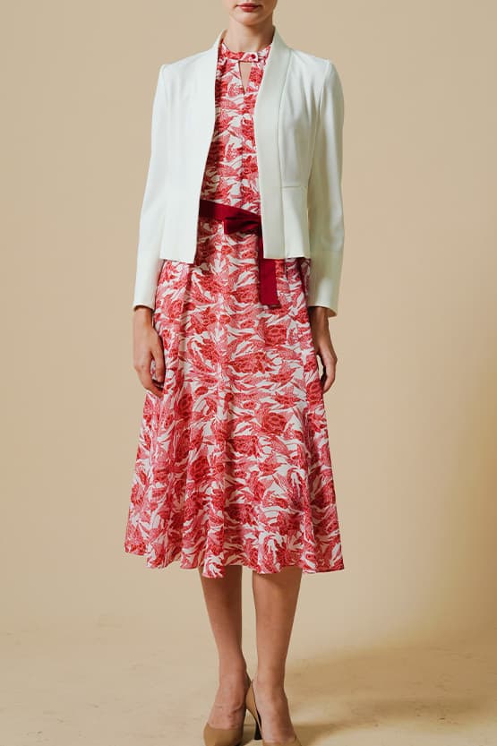 【ストレッチシフォン】ロングマーメイドワンピース