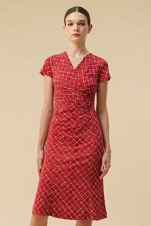 ストレッチジャージー】ギャザーワンピース– kay me