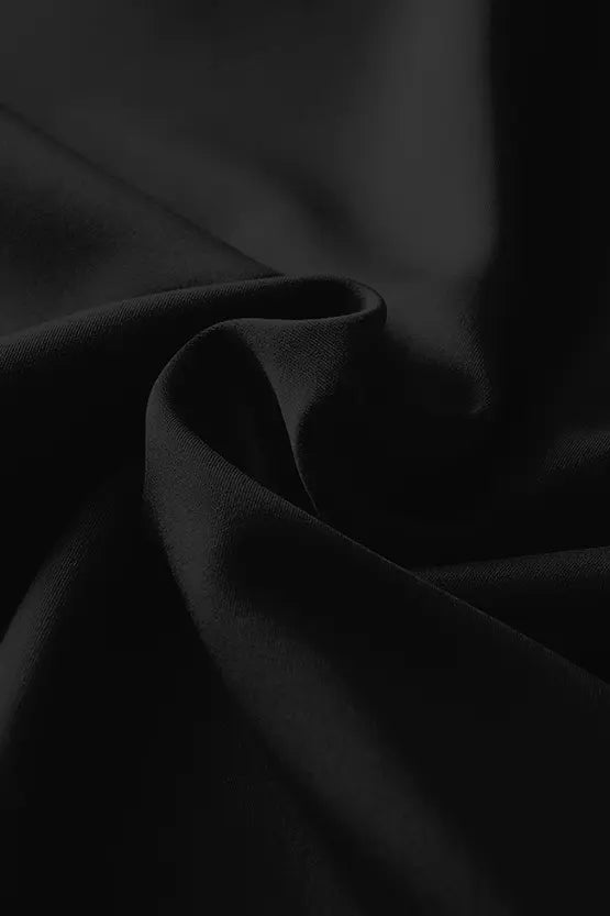 [Space Material] A-line Front Zip Dress