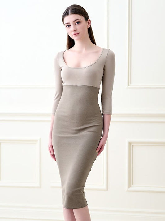 Long Length: 3/4 Sleeve Long Warm Underdress