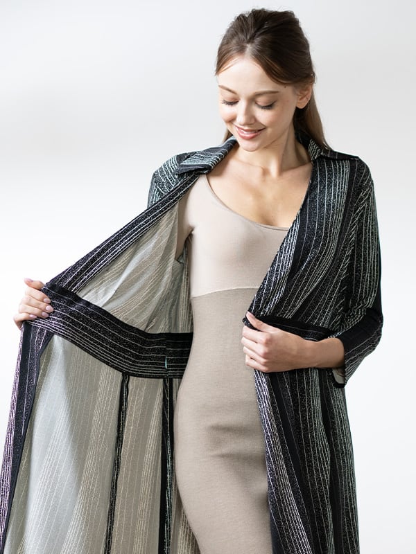 Greige 3/4 Sleeve Long Warm Underdress