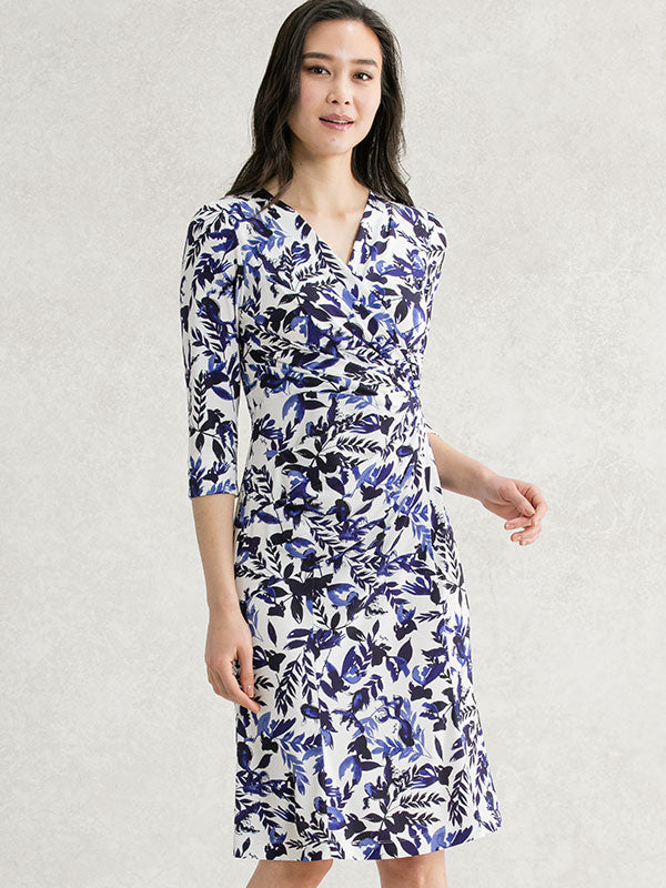Blue Goldfish Gather Dress