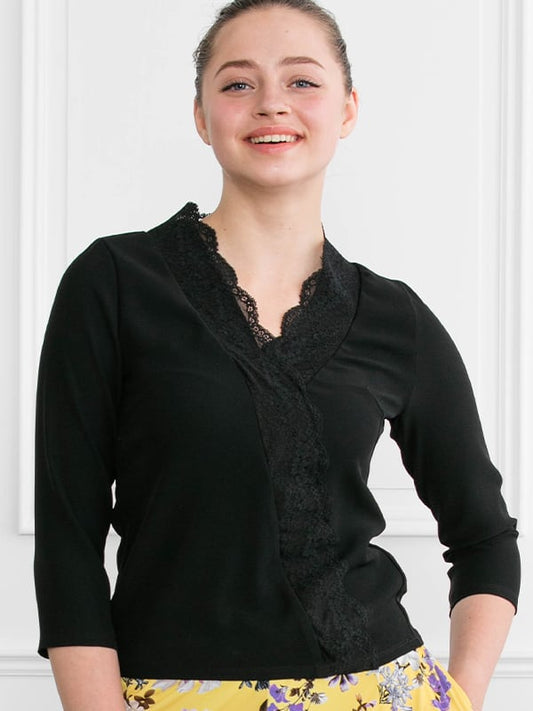 Cache-Coeur Lace Top